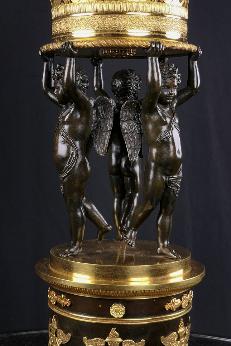 centre-de-table-empire-bronze-dore-brossy-et-fils-rolle-suisse